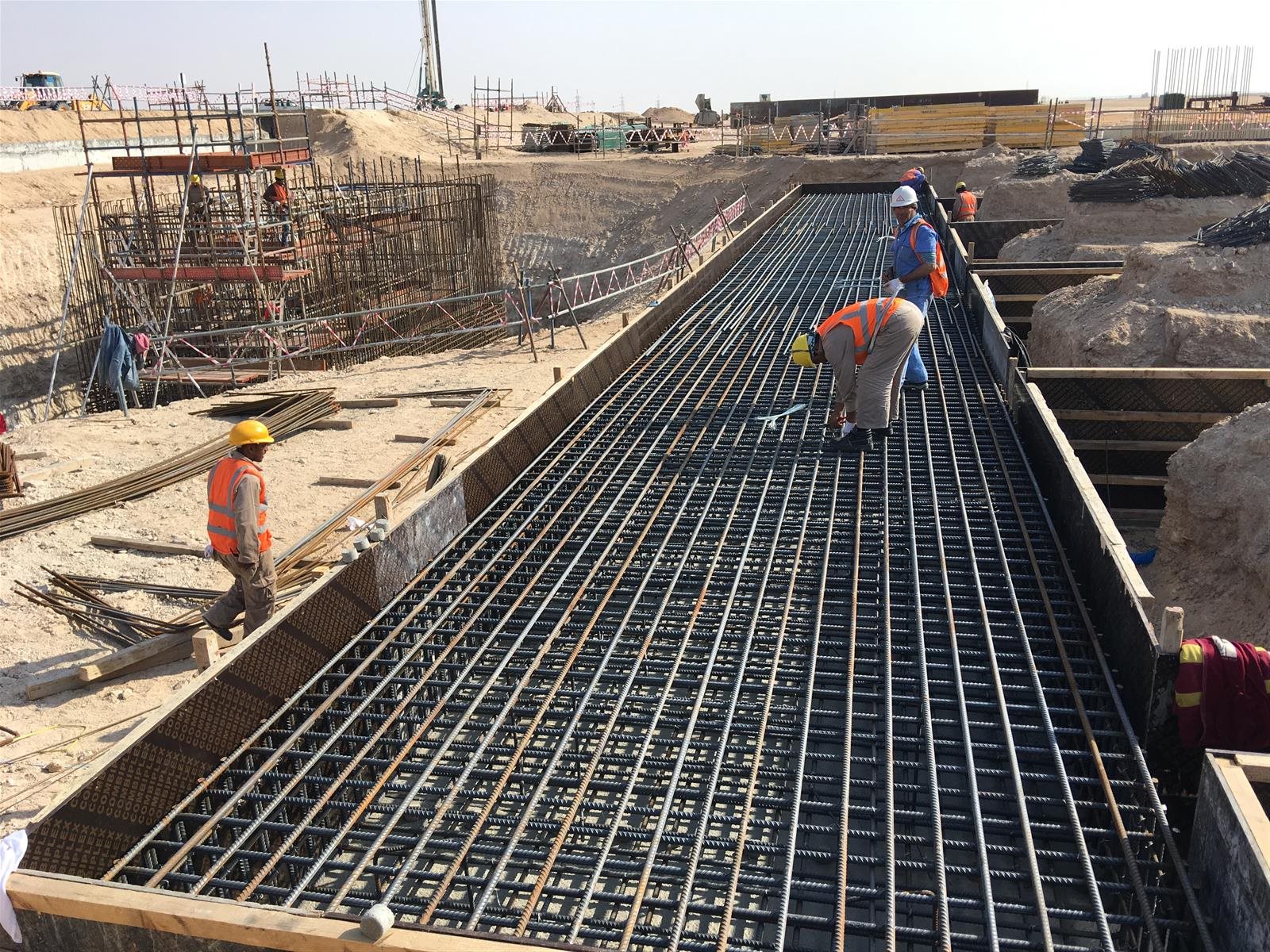 Rebar and formwork
